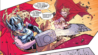 Illustration for article titled Thor #4 Doubles Down on Thors For A Grudgematch of the Gods
